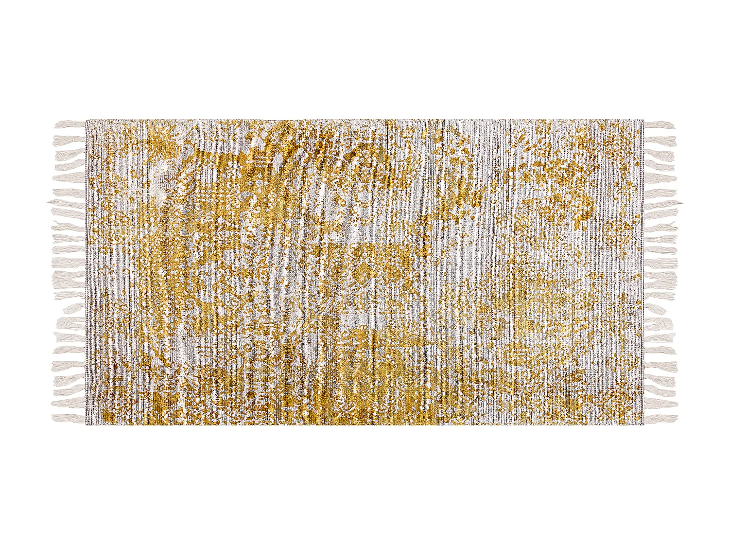 Tapis BOYALI Moutarde 80 x 150 cm Soie artificielle