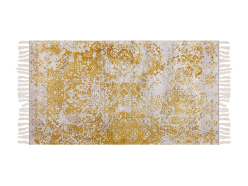 Tapis BOYALI Moutarde 80 x 150 cm Soie artificielle