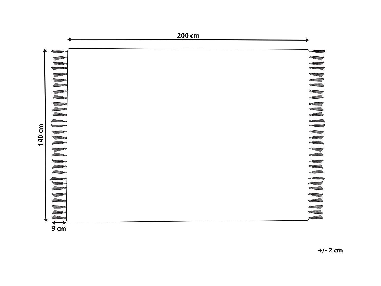 Alfombra de viscosa beige claro/verde 140 x 200 cm BOYALI