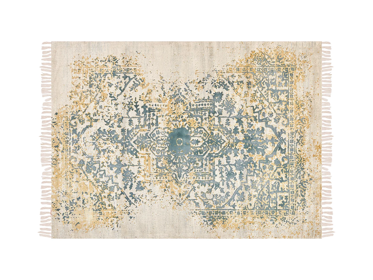Tapis BOYALI Vert foncé 140 x 200 cm Soie artificielle
