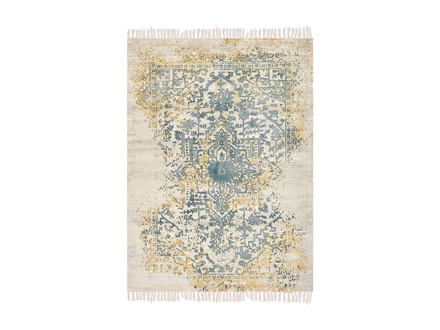 Tapis BOYALI Vert foncé 140 x 200 cm Soie artificielle