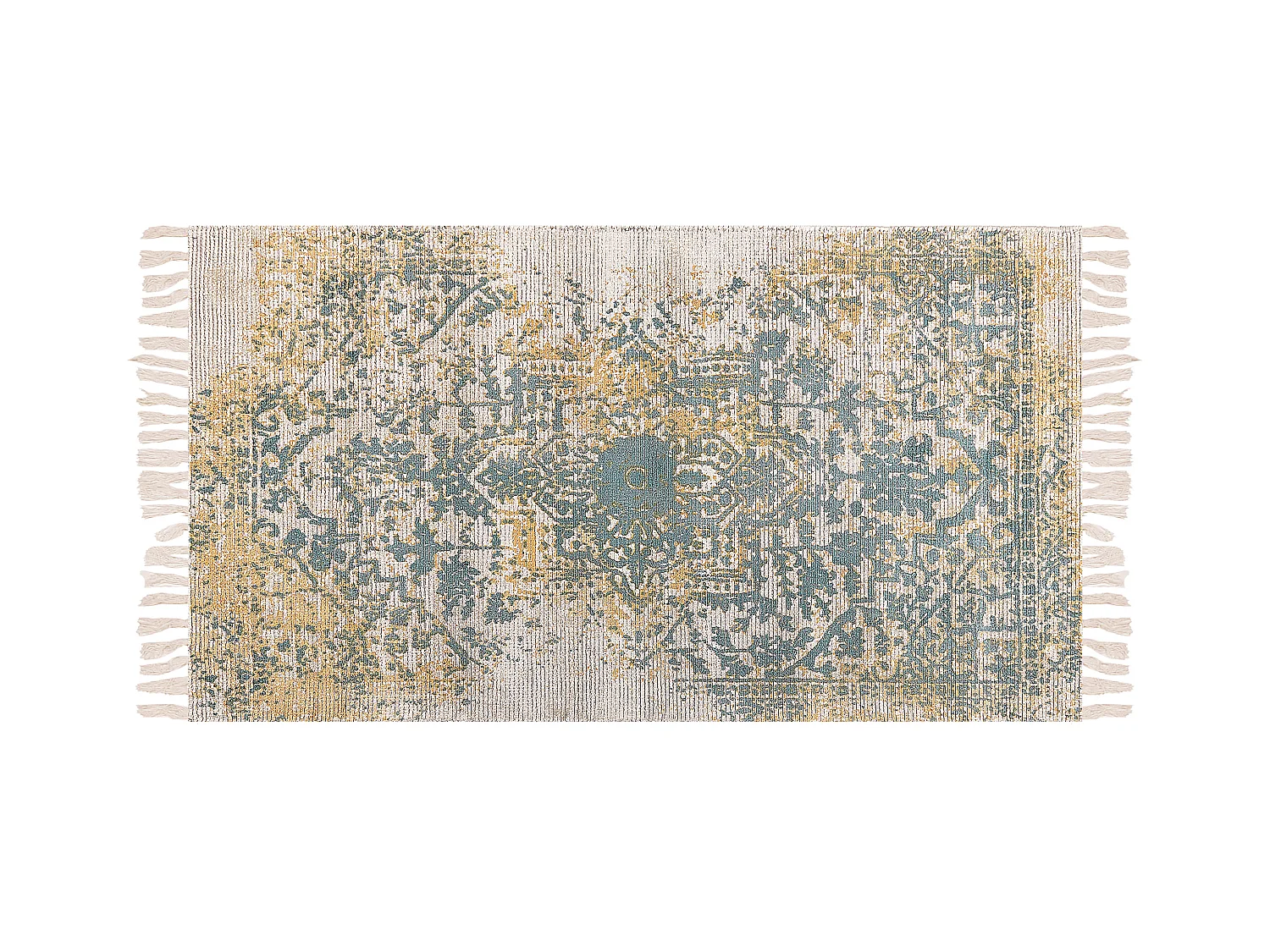 Tapis BOYALI Vert foncé 80 x 150 cm Soie artificielle