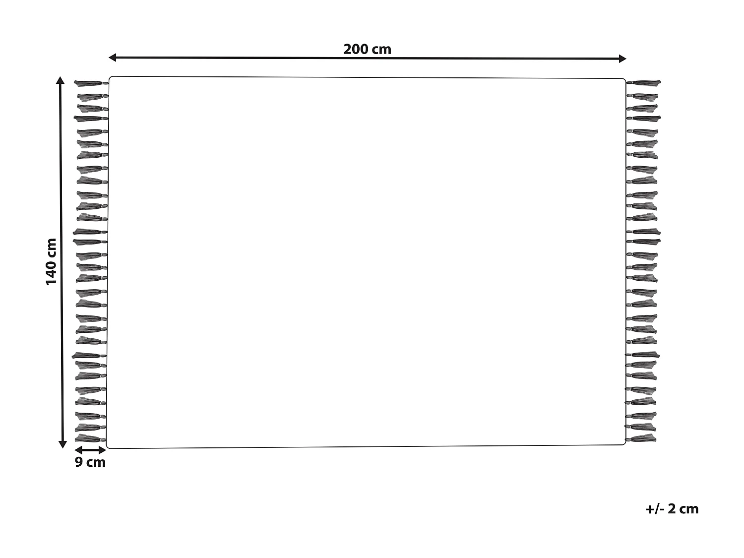 Tappeto viscosa giallo e beige 140 x 200 cm BOYALI
