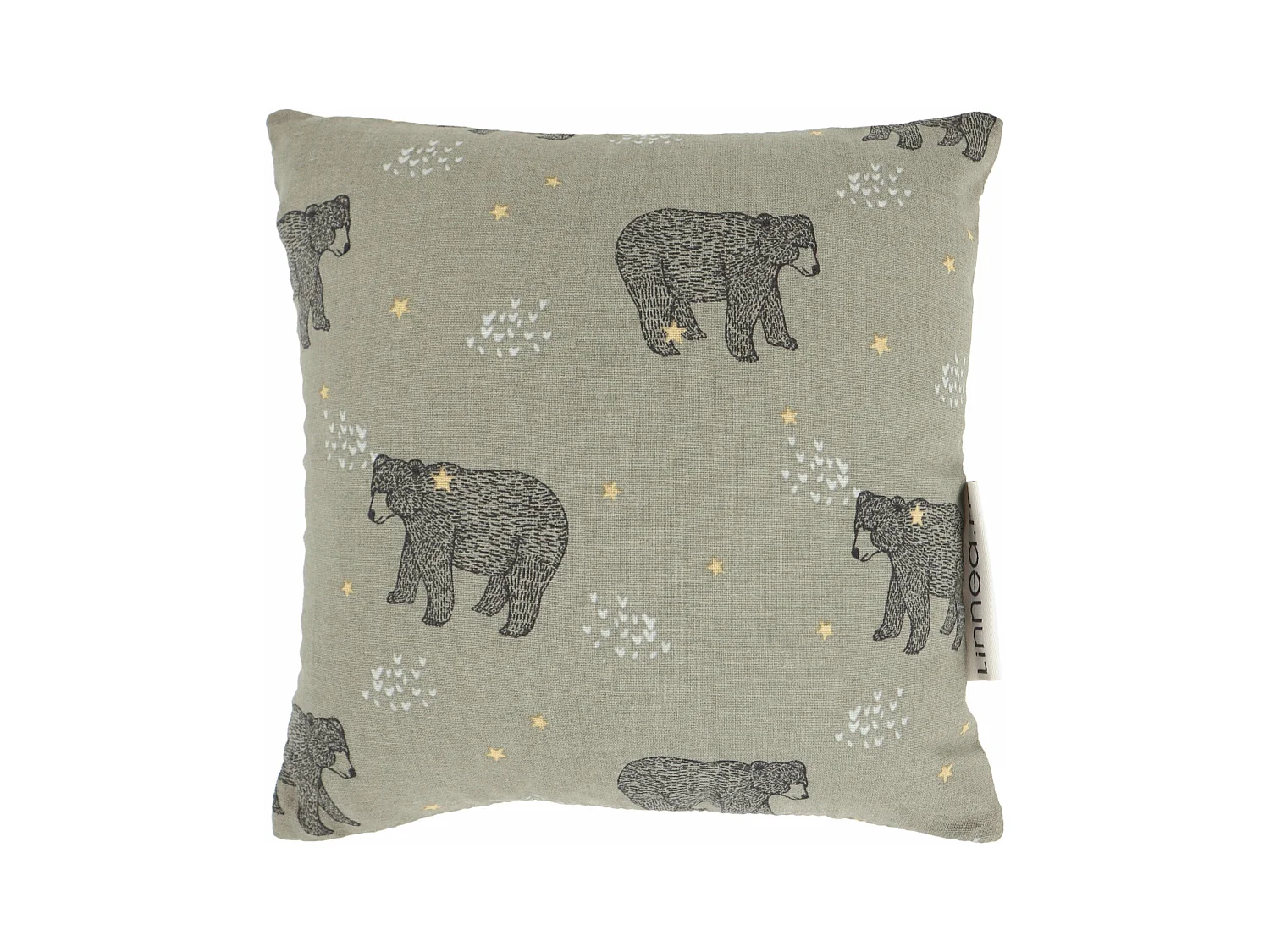 Housse de coussin 20x20 cm BALOO vert Kaki