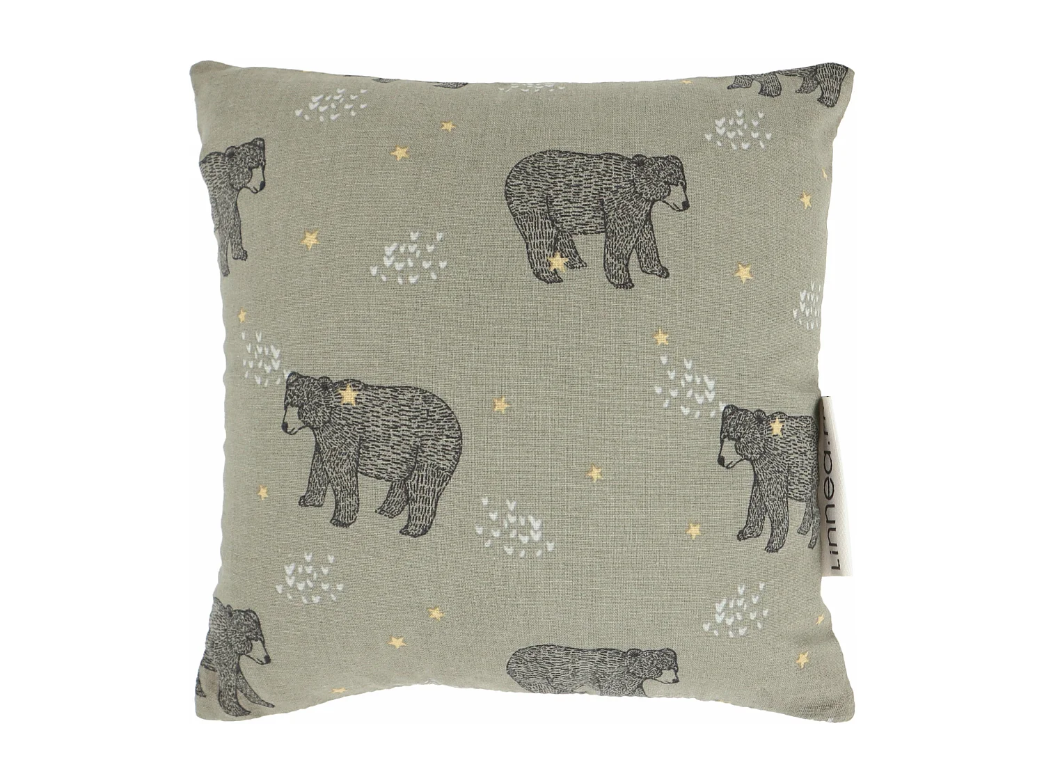 Housse de coussin 20x20 cm BALOO vert Kaki