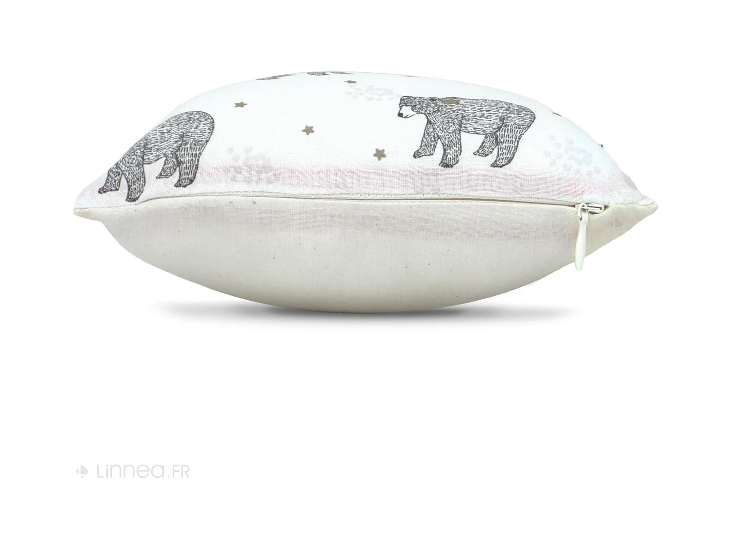 Housse de coussin 20x20 cm BALOO blanc Naturel