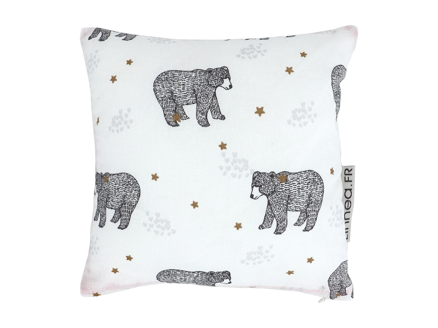 Housse de coussin 20x20 cm BALOO blanc Naturel