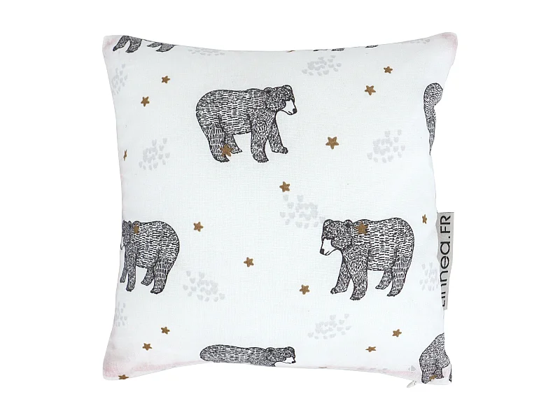 Housse de coussin 20x20 cm BALOO blanc Naturel