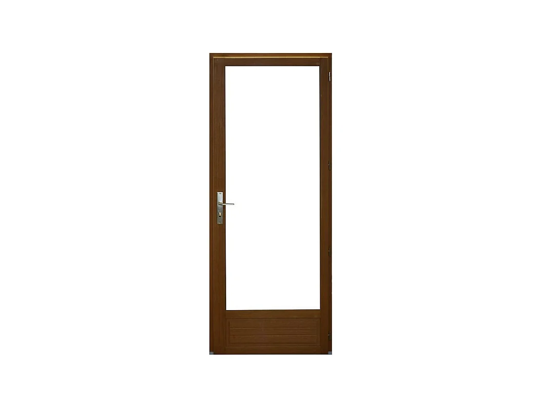 Porte Fenetre Bois 1 Vantail H205 X L80 Tirant Droite Cotes Tableau Gd Menuiseries