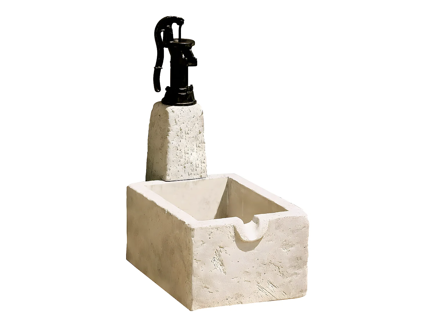 Fontaine "RETRO" - Pierre reconstituée - 43 x 73 x 95 cm