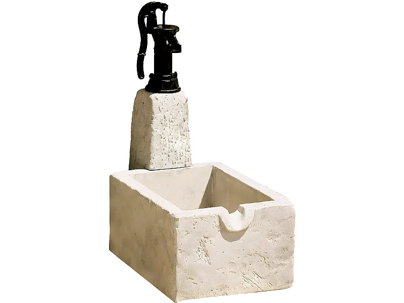 Fontaine "RETRO" - Pierre reconstituée - 43 x 73 x 95 cm