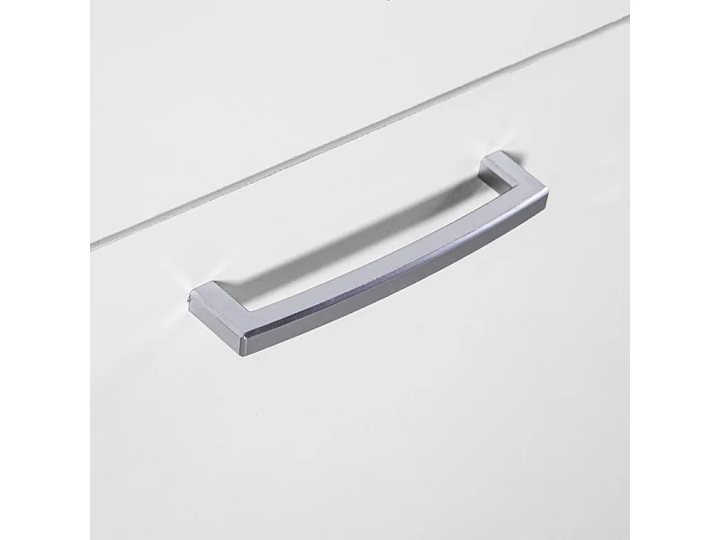 Meuble à chaussures décor blanc 5 tiroirs 15 paires H.164 cm - TIDY