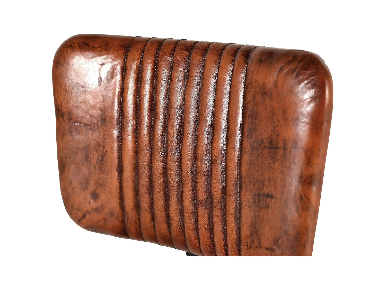 Set mit 2 Stühlen aus Kuhleder