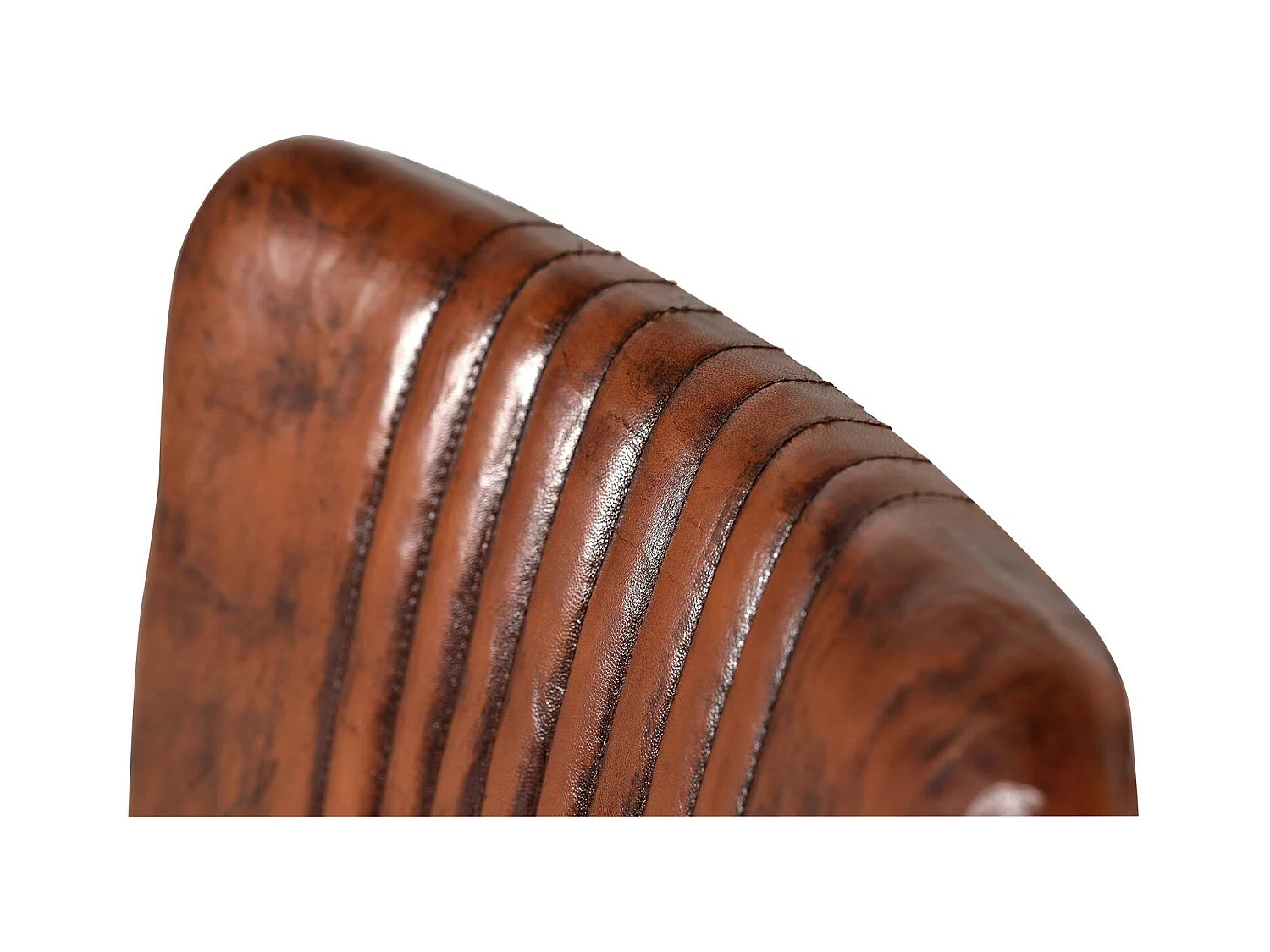 Set mit 2 Stühlen aus Kuhleder