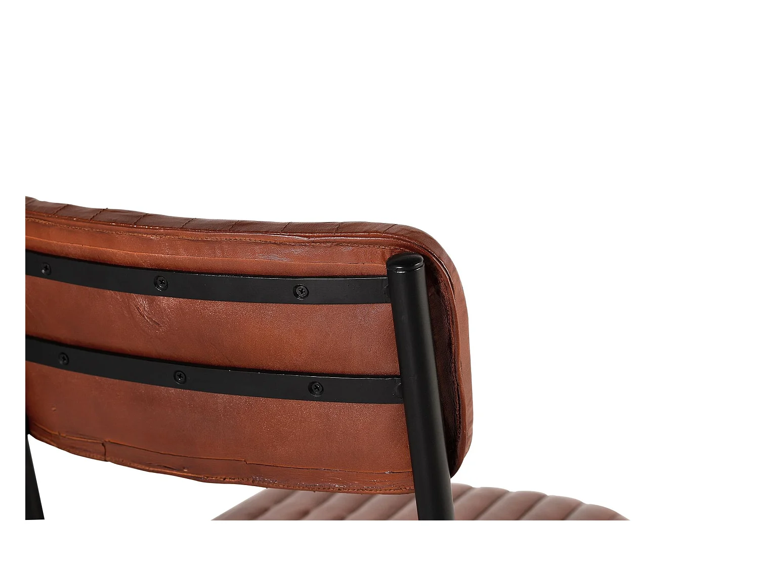 Set mit 2 Stühlen aus Kuhleder