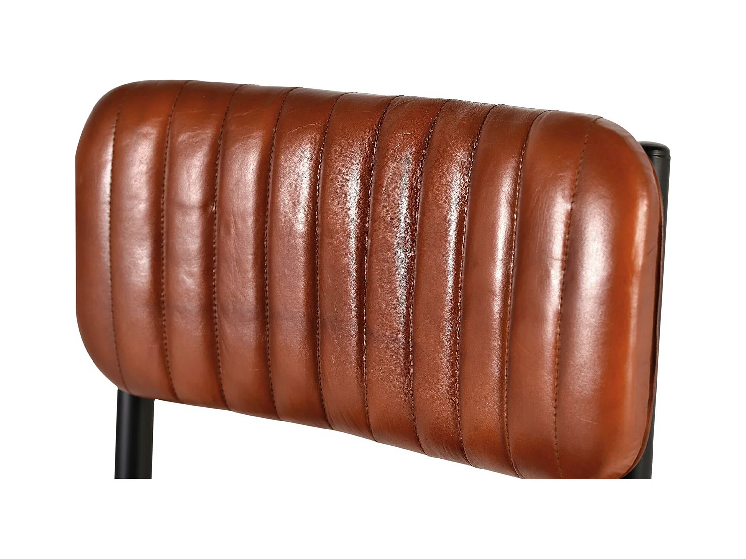 Set mit 2 Stühlen aus Kuhleder