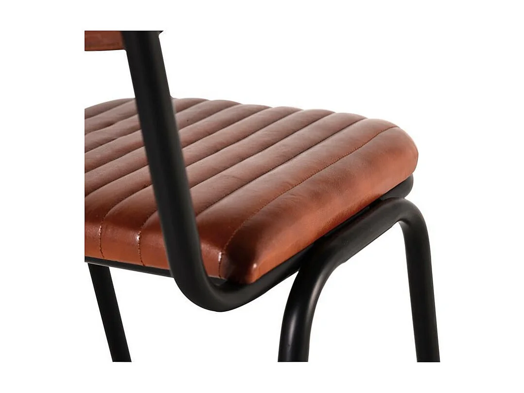 2er - Set  Stühle aus Kuhleder