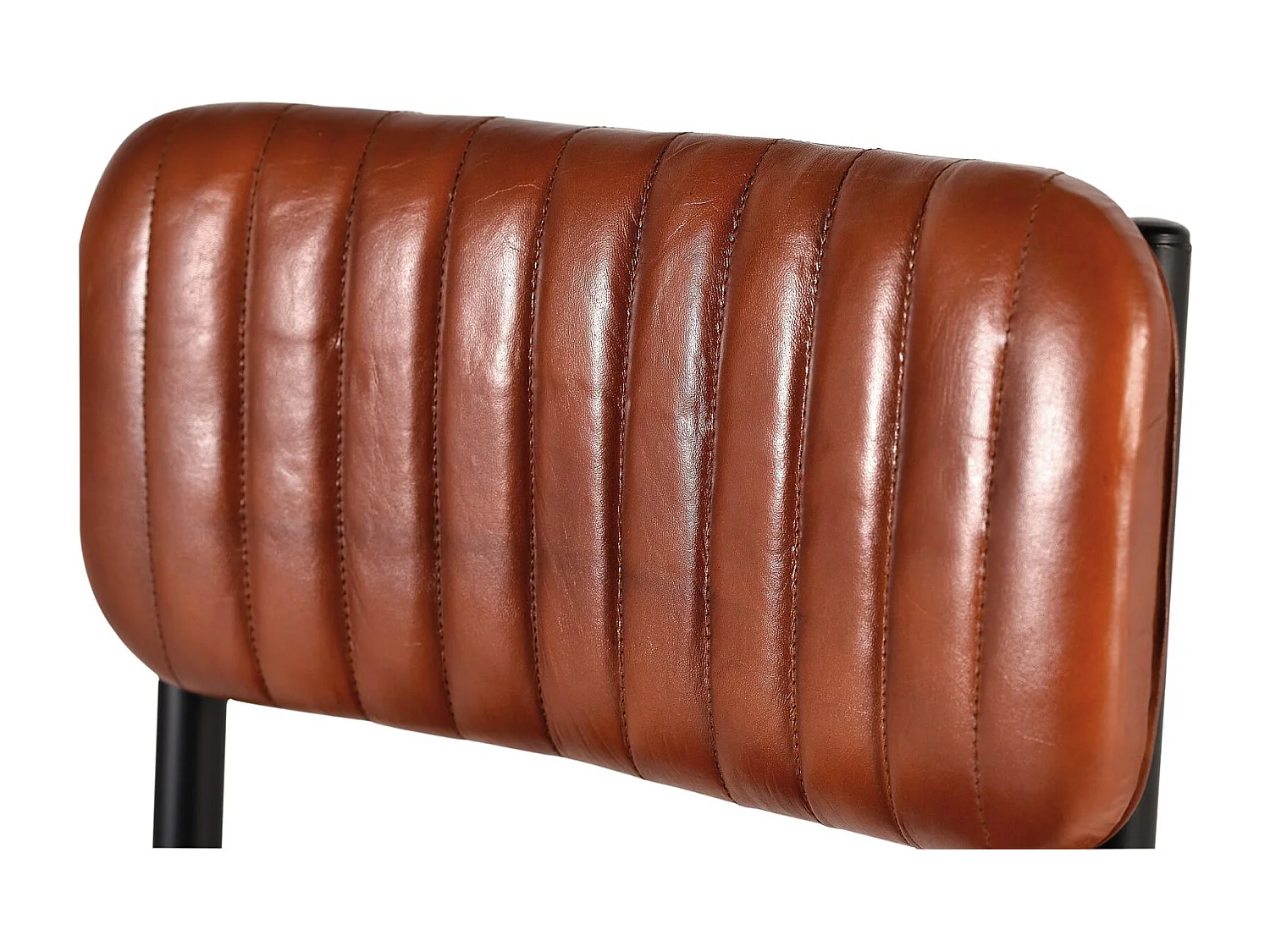 Lot de 2 chaises en cuir