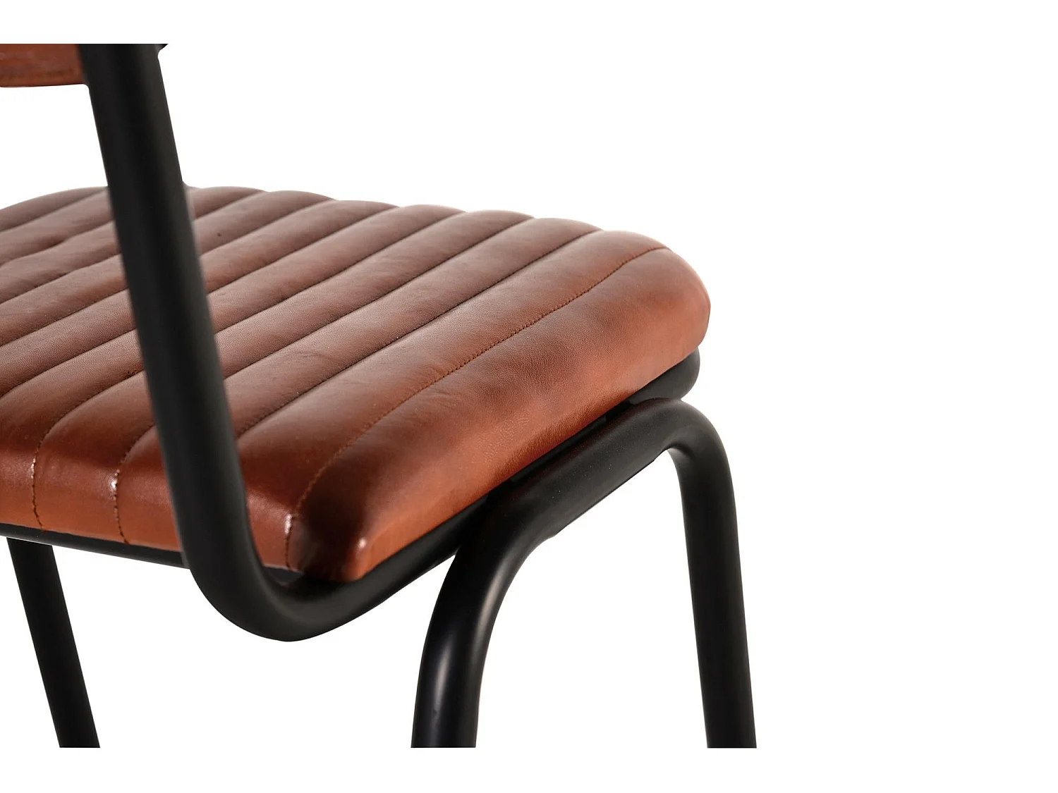 Lot de 2 chaises en cuir