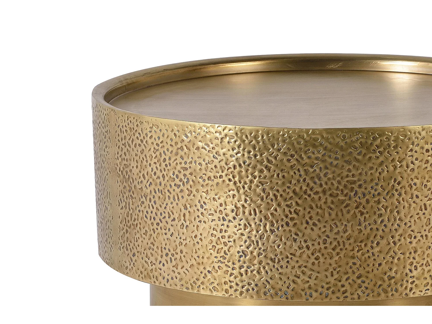 Tafel in aluminium en goudbrons