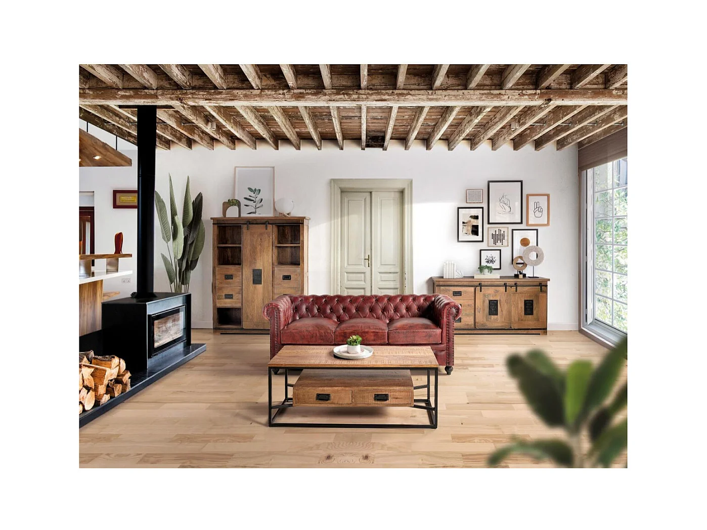 Couchtisch aus Mangoholz