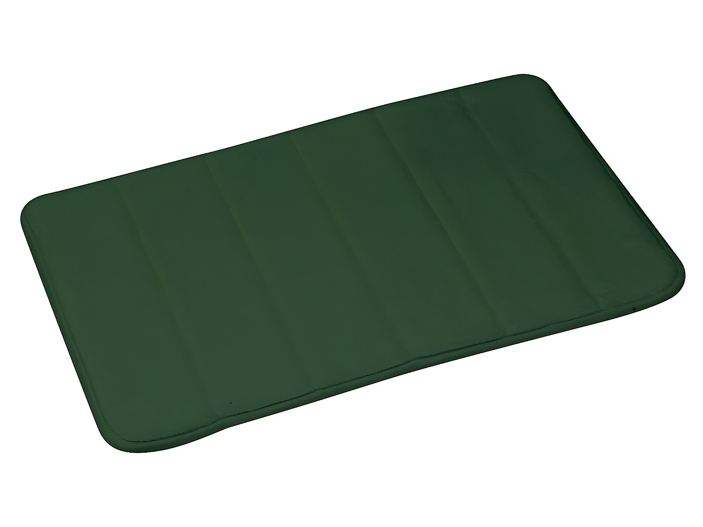Tapis de bain memoire de forme kaki 40 x 60 cm