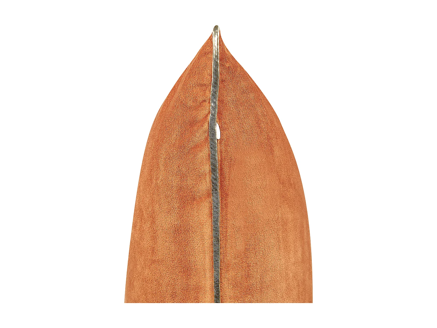 Lot de 2 coussins décoratifs CROCUS Velours 45 x 45 cm Orange Motif abstrait