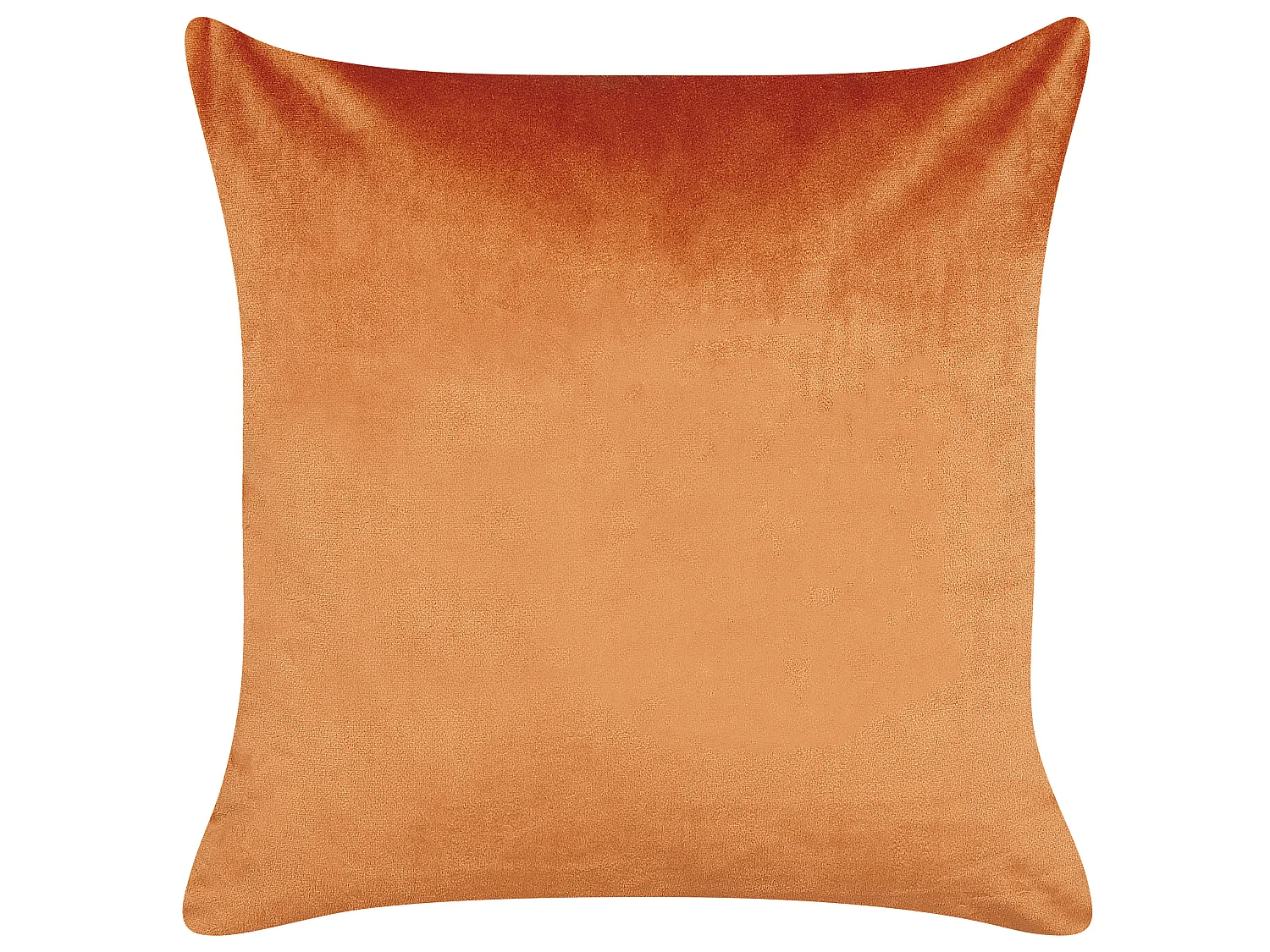 Set of 2 Decorative Cushions CROCUS Velvet 45 x 45 cm Orange Abstract Pattern