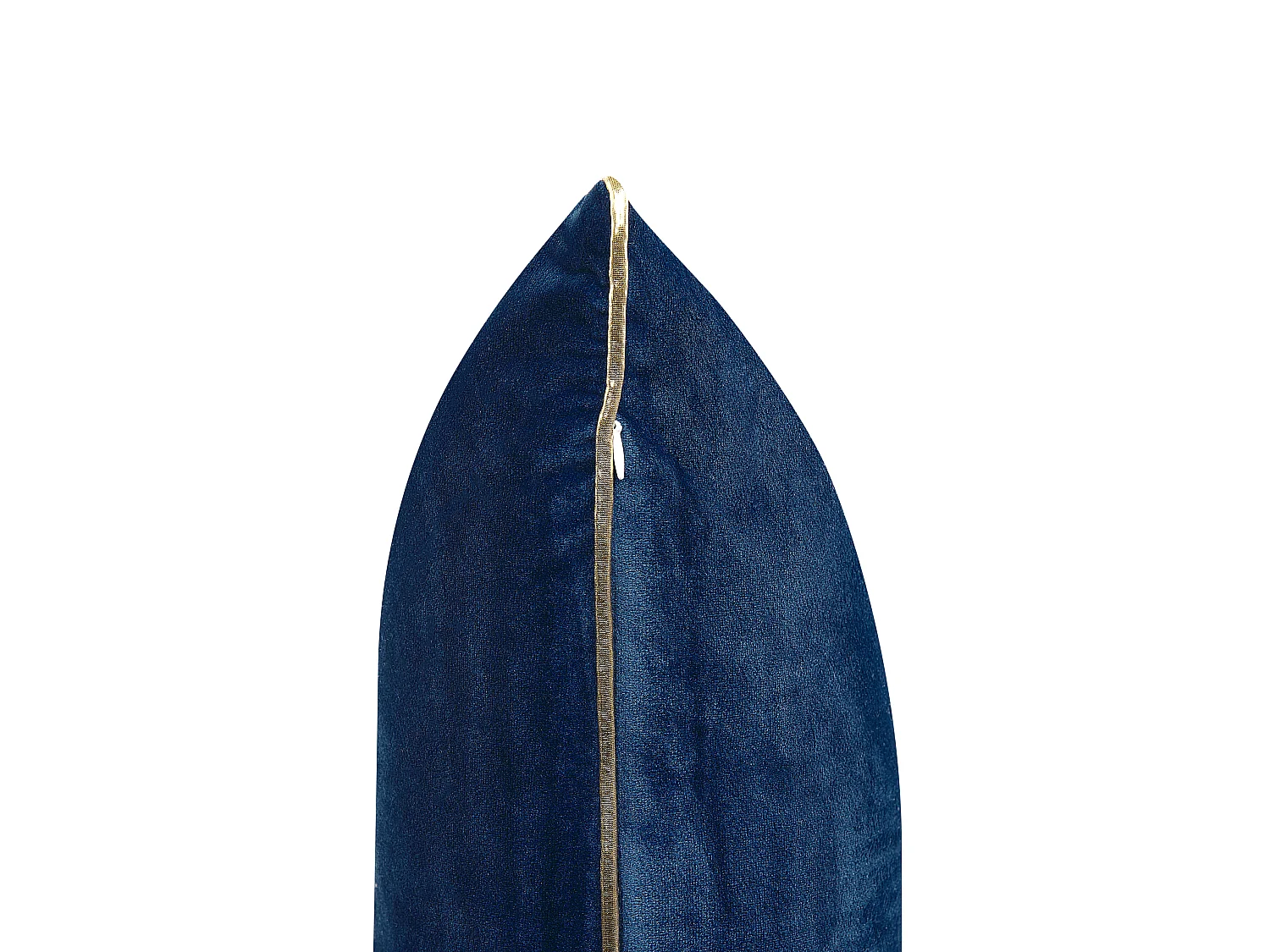 Lot de 2 coussins décoratifs CROCUS Velours 45 x 45 cm Bleu foncé Motif abstrait