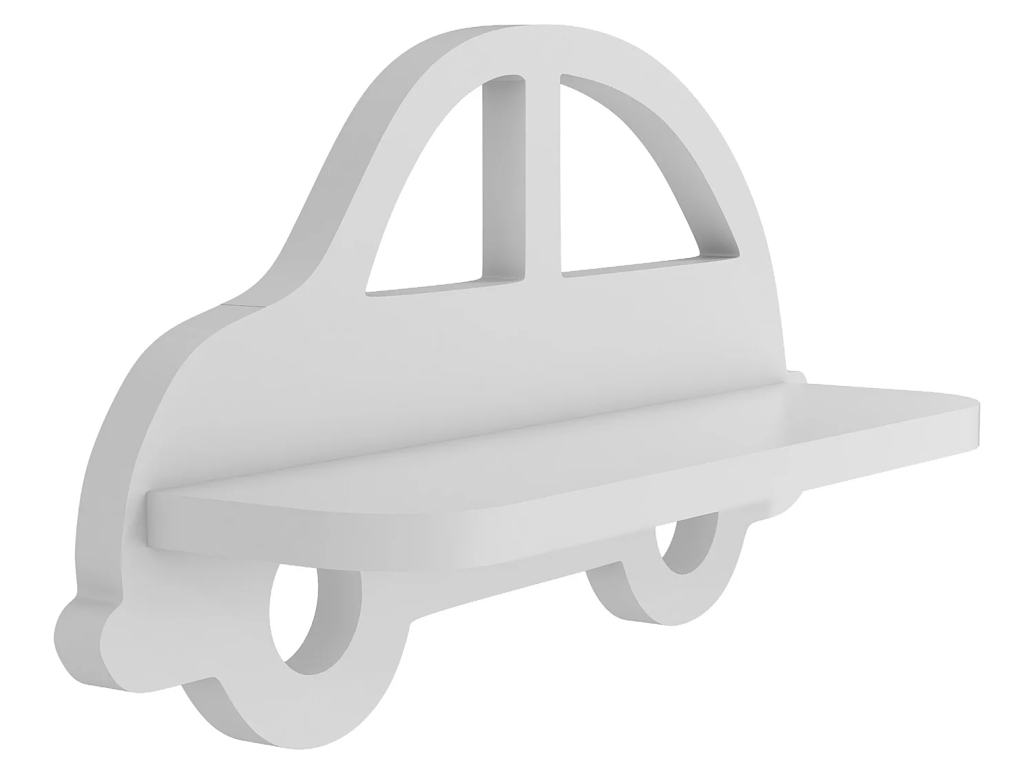 Étagère murale Skanderborg pour chambre d’enfant 21 x 40 x 10,8 cm forme voiture [en.casa]