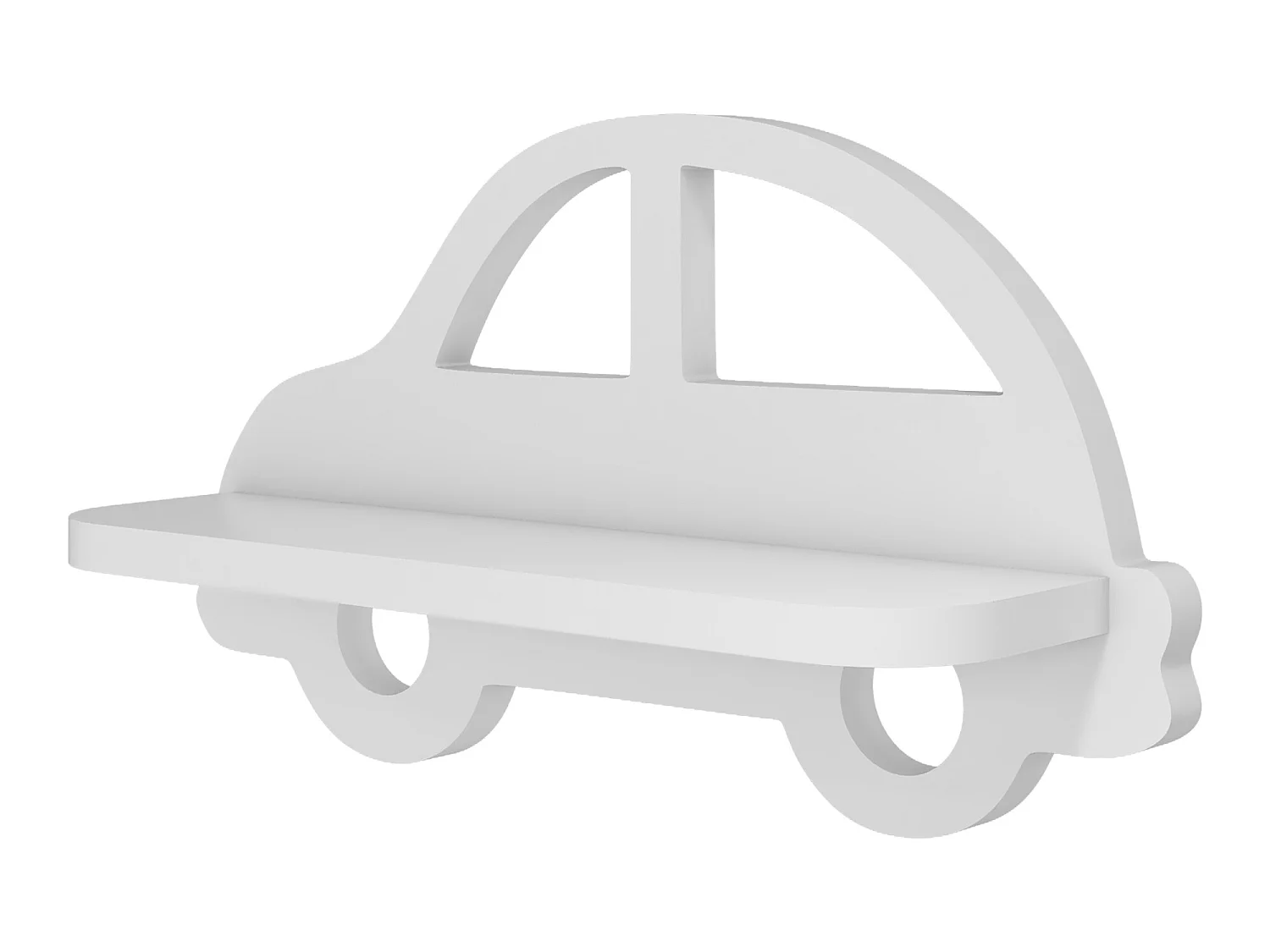Étagère murale Skanderborg pour chambre d’enfant 21 x 40 x 10,8 cm forme voiture [en.casa]