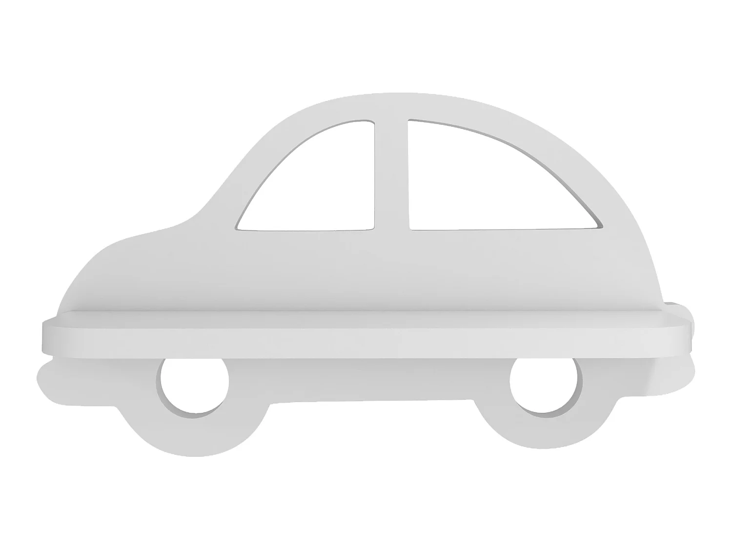 Étagère murale Skanderborg pour chambre d’enfant 21 x 40 x 10,8 cm forme voiture [en.casa]