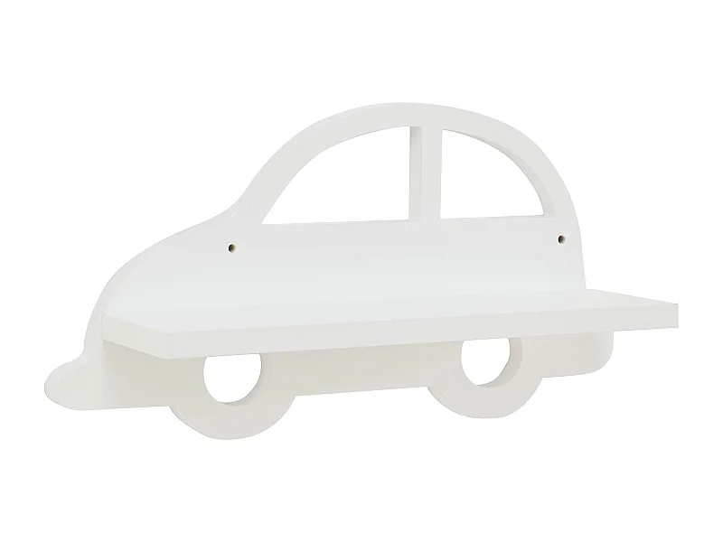 Étagère murale Skanderborg pour chambre d’enfant 21 x 40 x 10,8 cm forme voiture [en.casa]