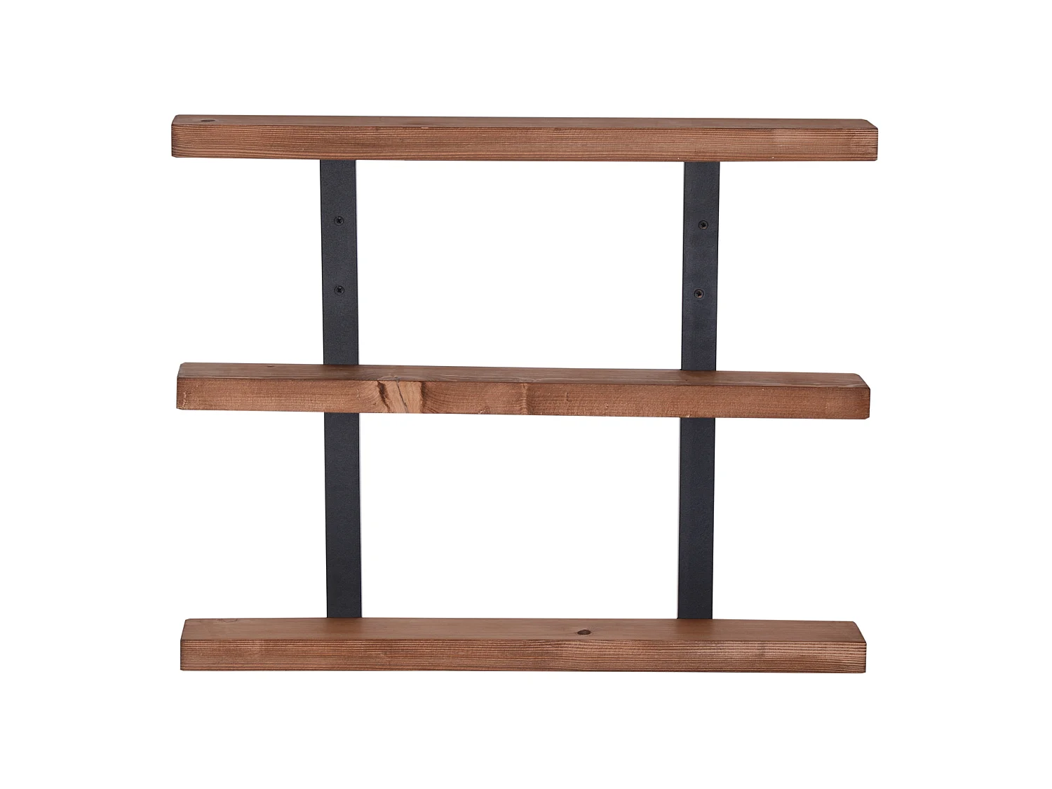 Étagère murale Morsø à 3 niveaux 60 x 75 x 8,5 cm pin lasuré [en.casa]