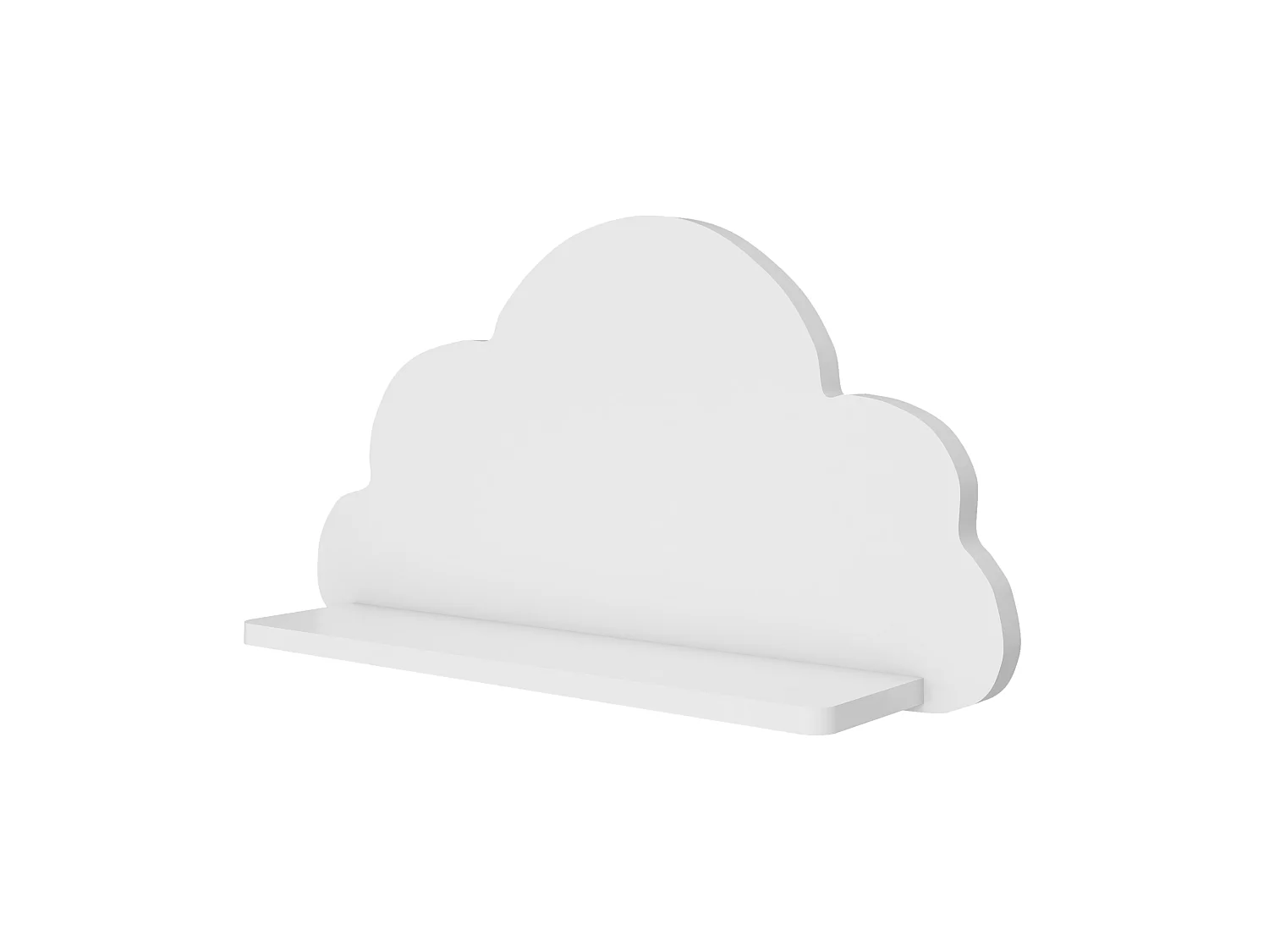 Étagère murale Skanderborg pour chambre d’enfant 25 x 45 x 10,8 cm forme nuage [en.casa]
