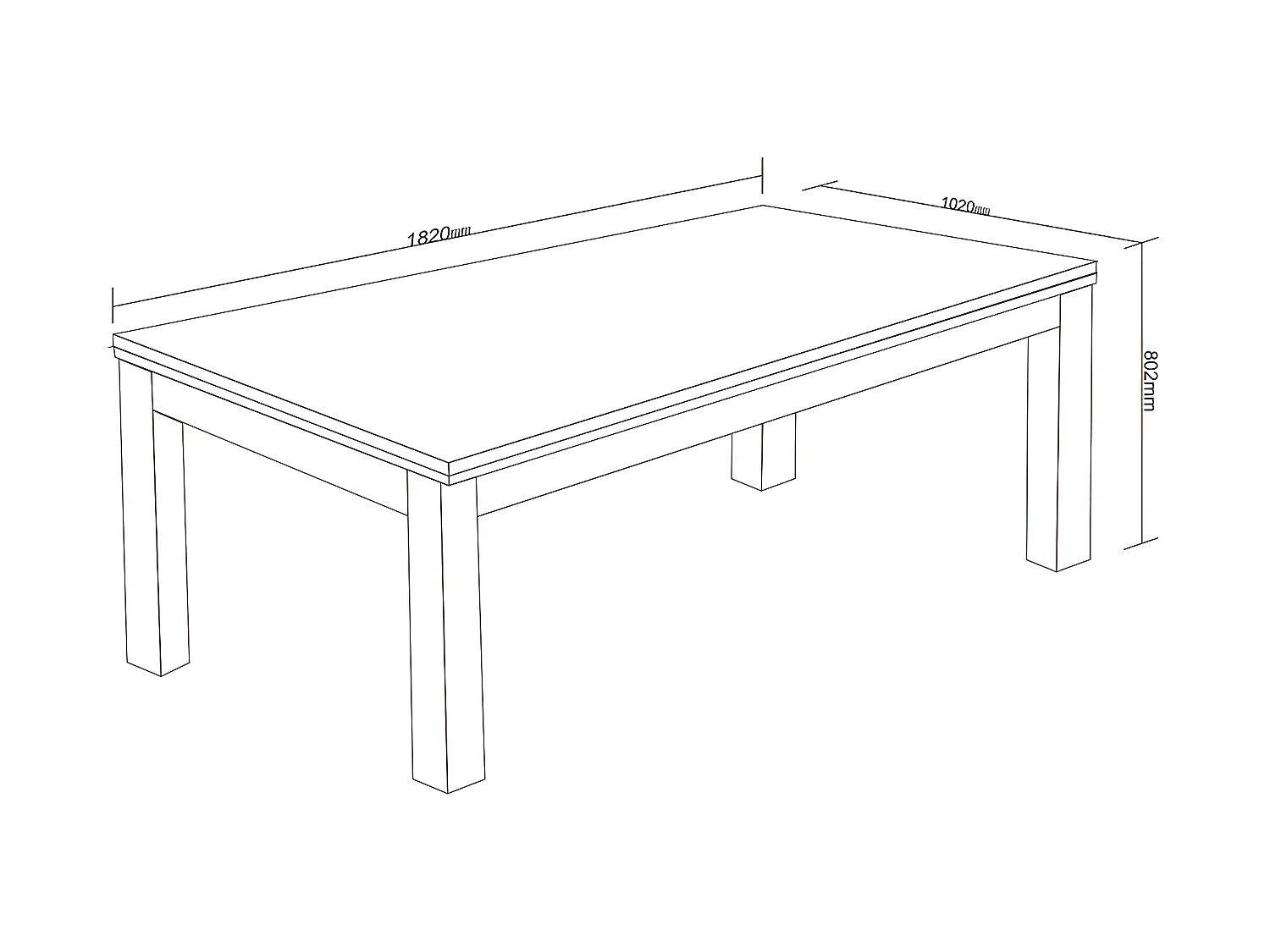 Table transformable  Billard & Ping-pong - Coloris naturel clair - L182 x l102 x H80 cm - HENK