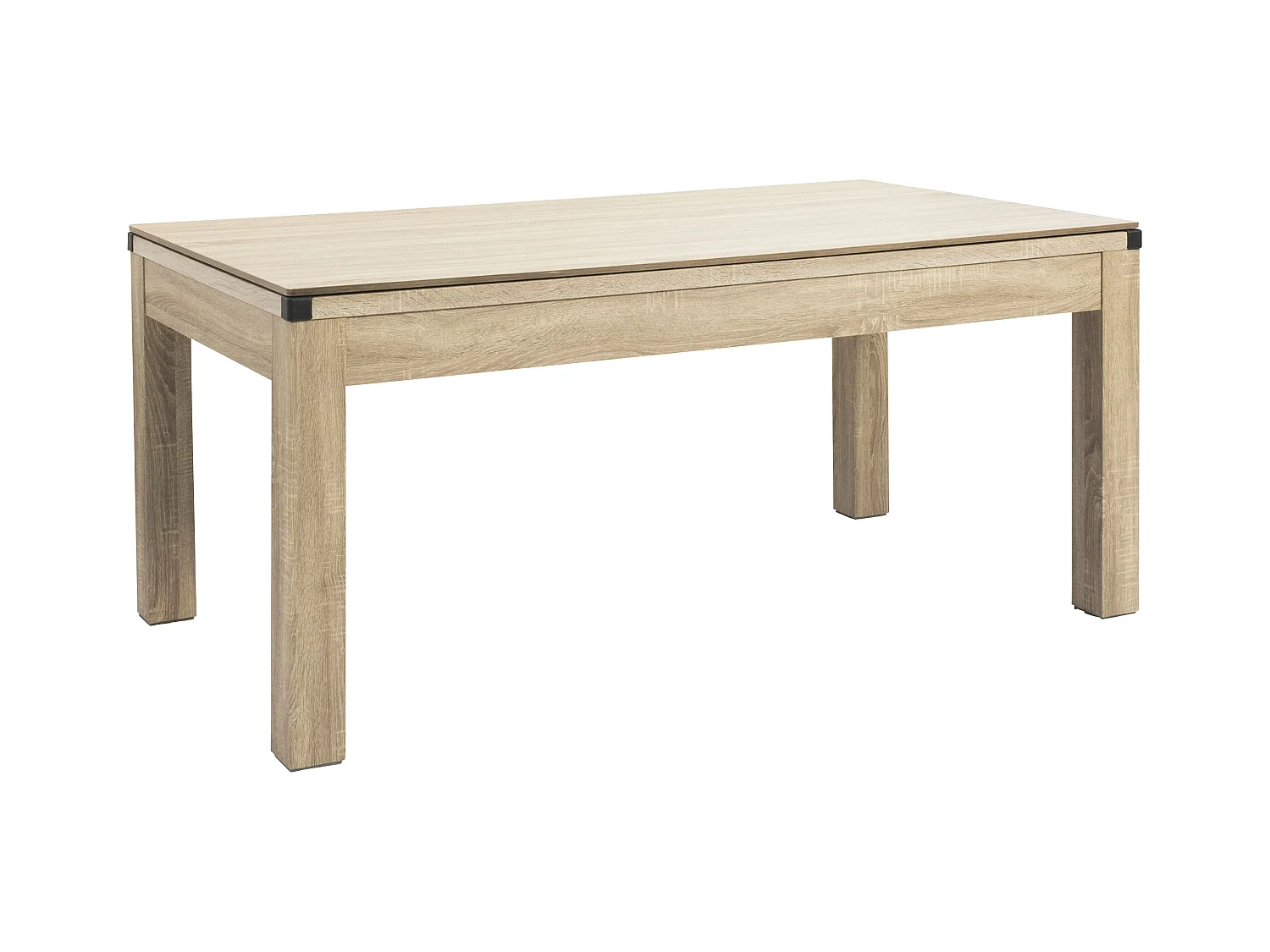 Table transformable  Billard & Ping-pong - Coloris naturel clair - L182 x l102 x H80 cm - HENK
