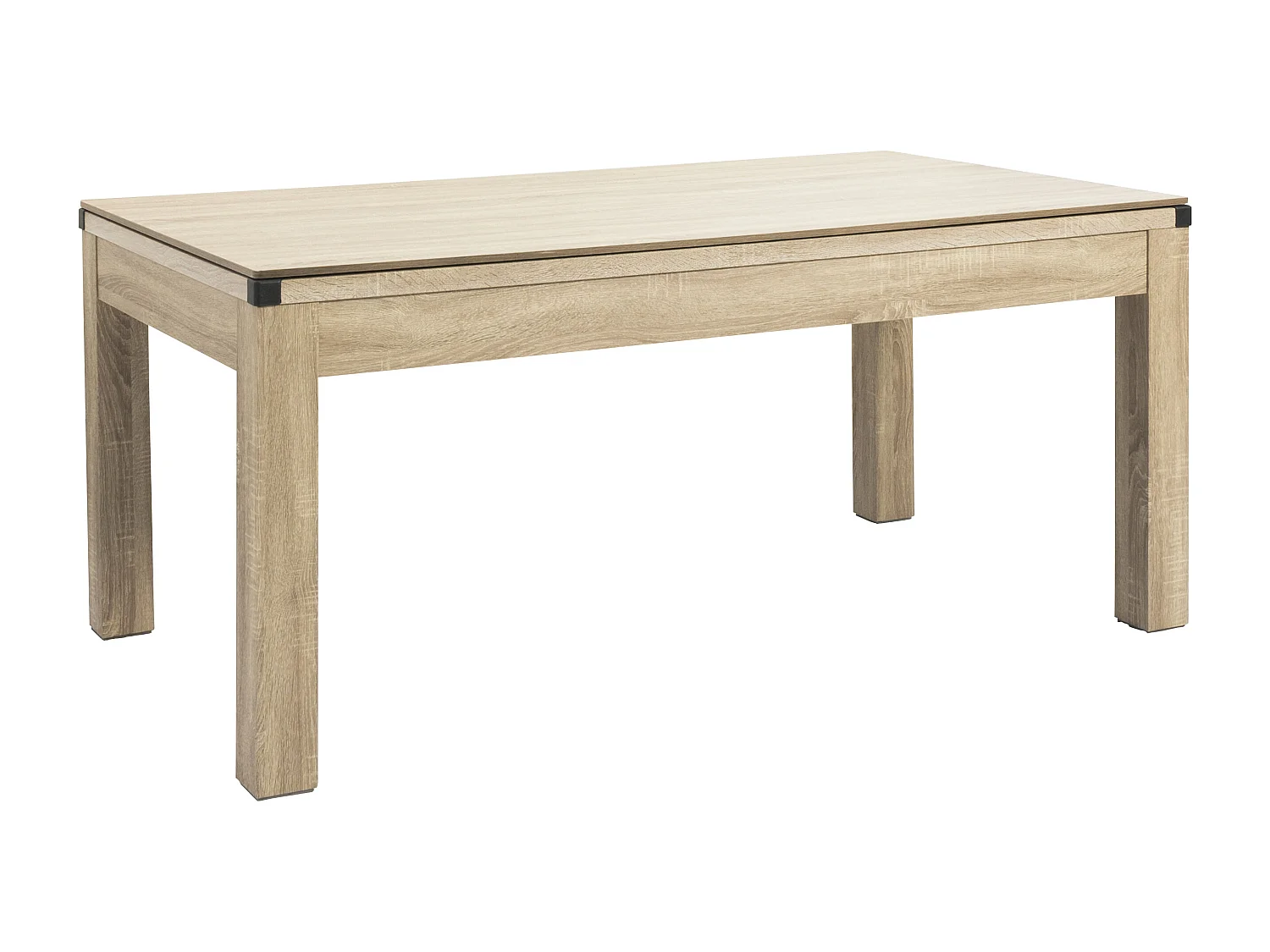Tavolo trasformare Biliardo e Ping pong L182 x l102 x H80 cm Naturale chiaro - HENK