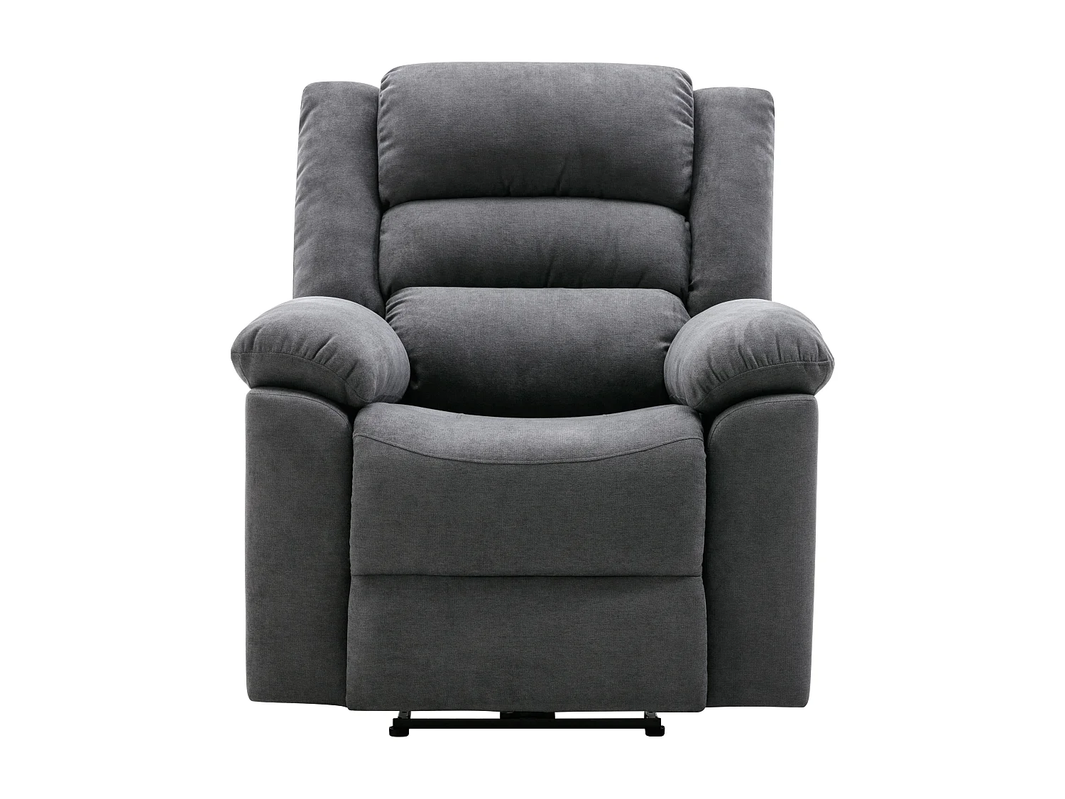 Fauteuil relax électrique en tissu gris BUROLO