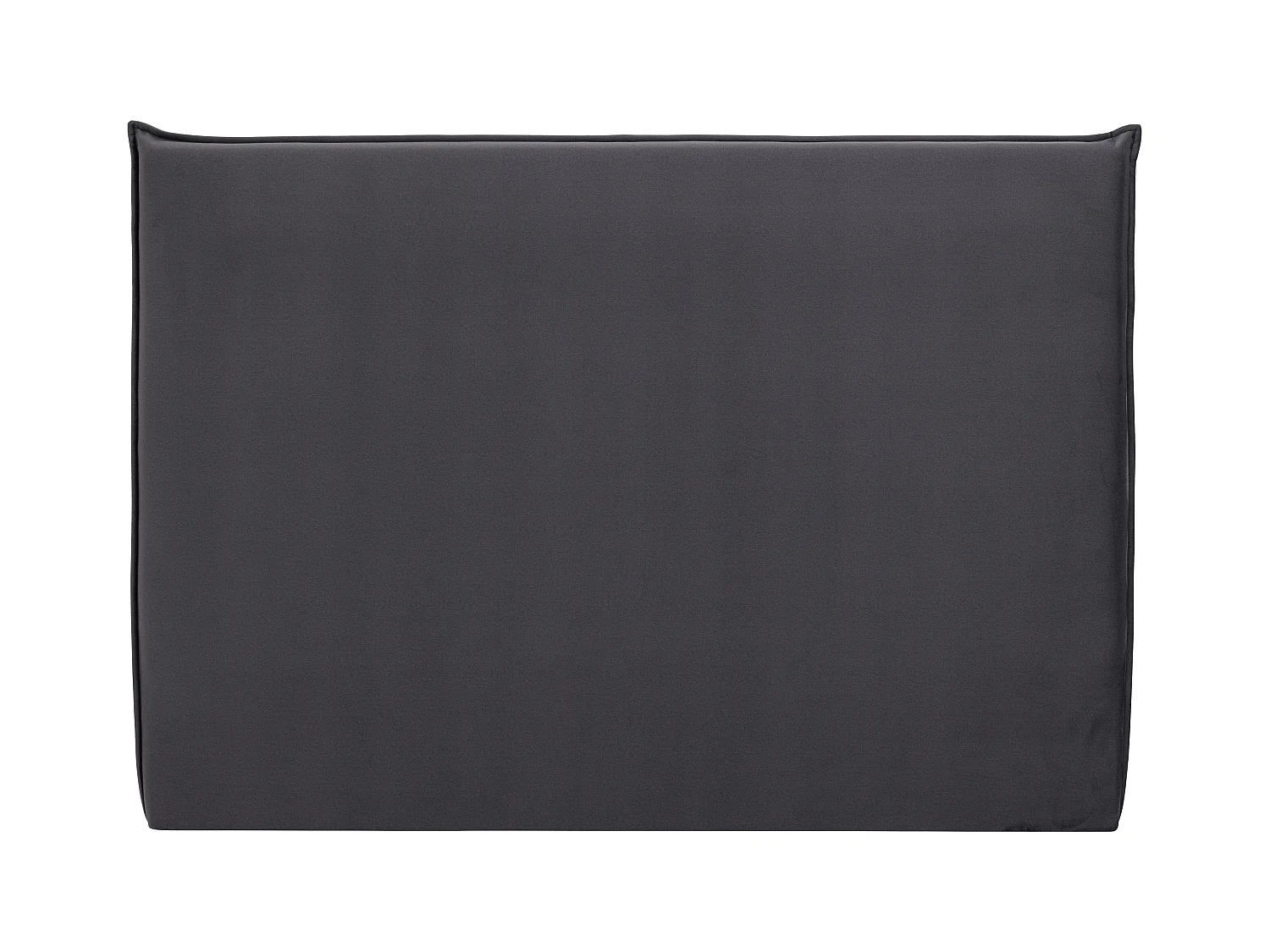 Tête de lit 180 cm - Velours - Gris anthracite - AMBRILIA