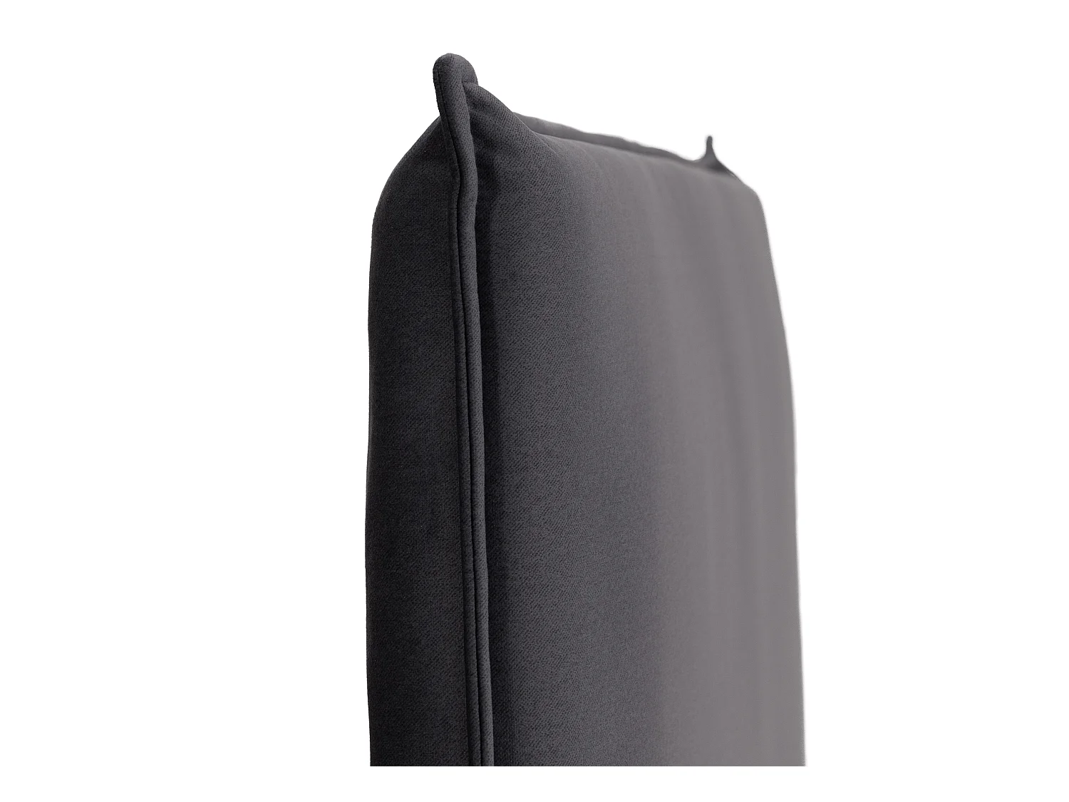 Tête de lit 180 cm - Velours - Gris anthracite - AMBRILIA