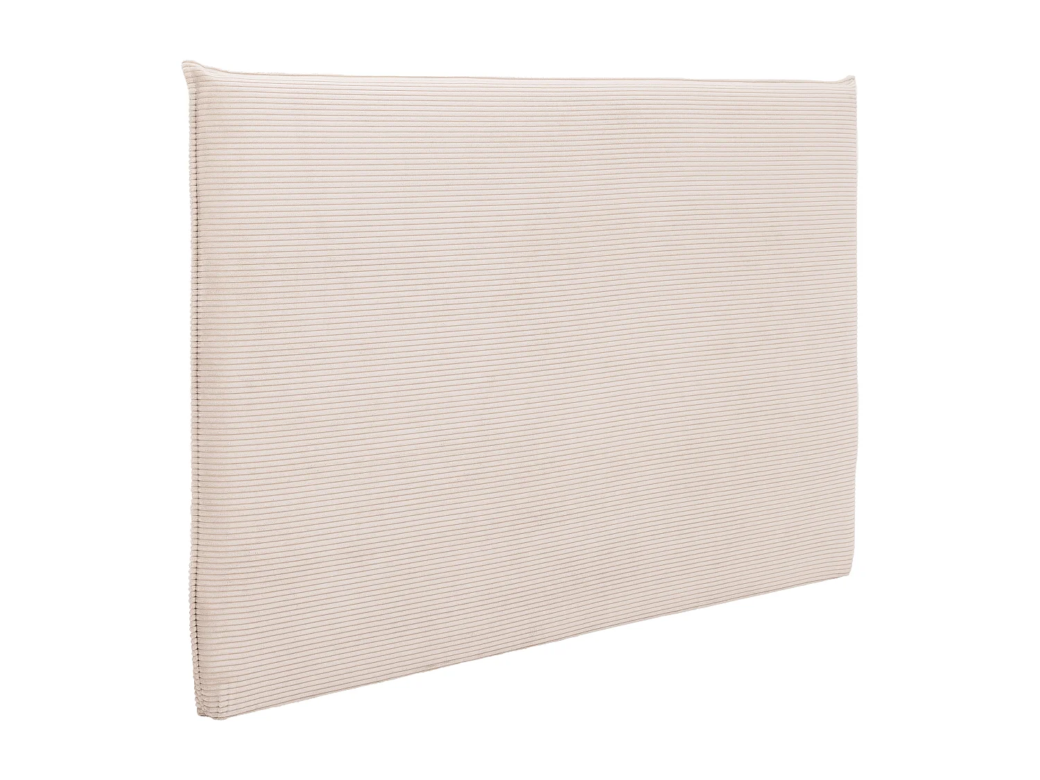 Tête de lit 160 cm - Velours côtelé - Beige - AMBRILIA