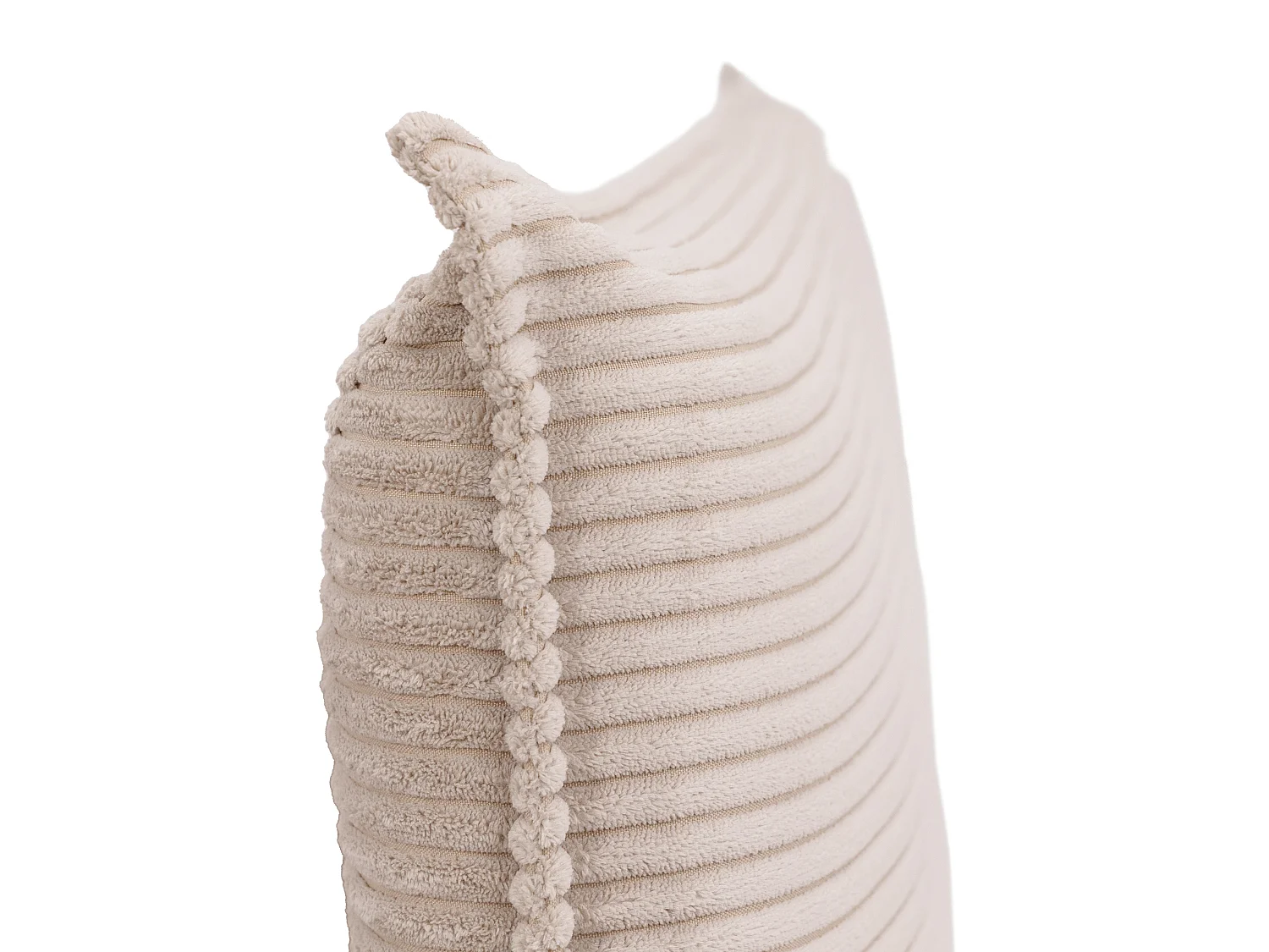 Tête de lit 160 cm - Velours côtelé - Beige - AMBRILIA