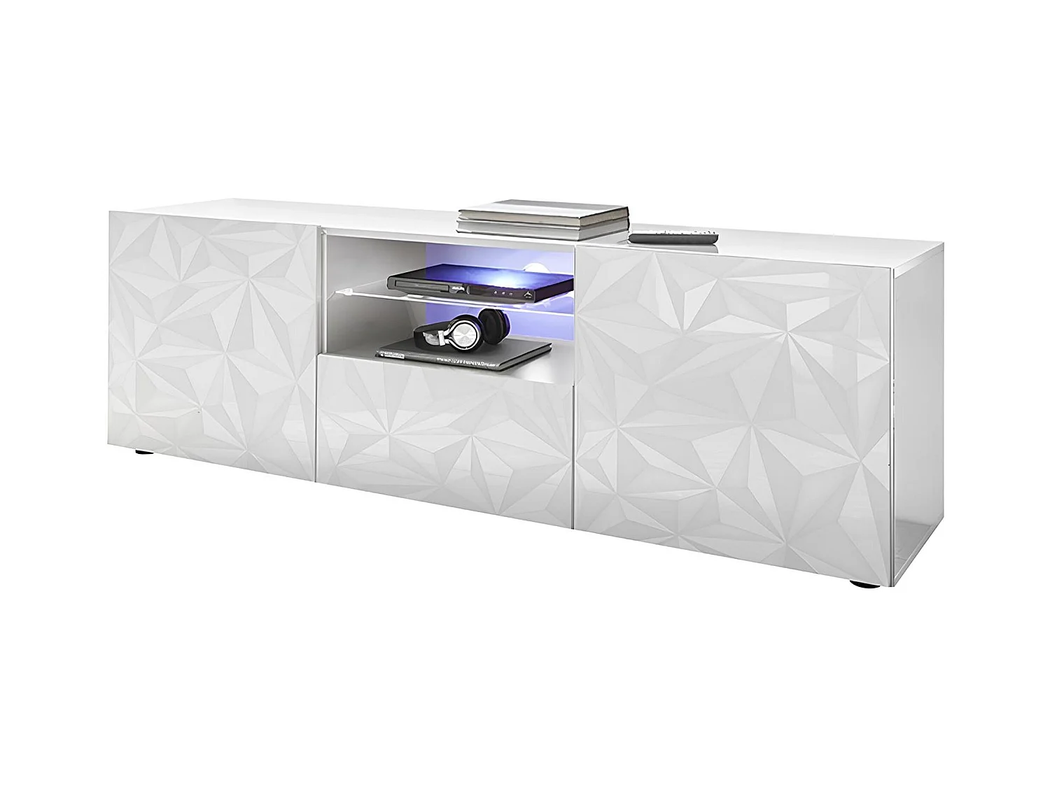 Salon complet Luther 3 éléments blanc