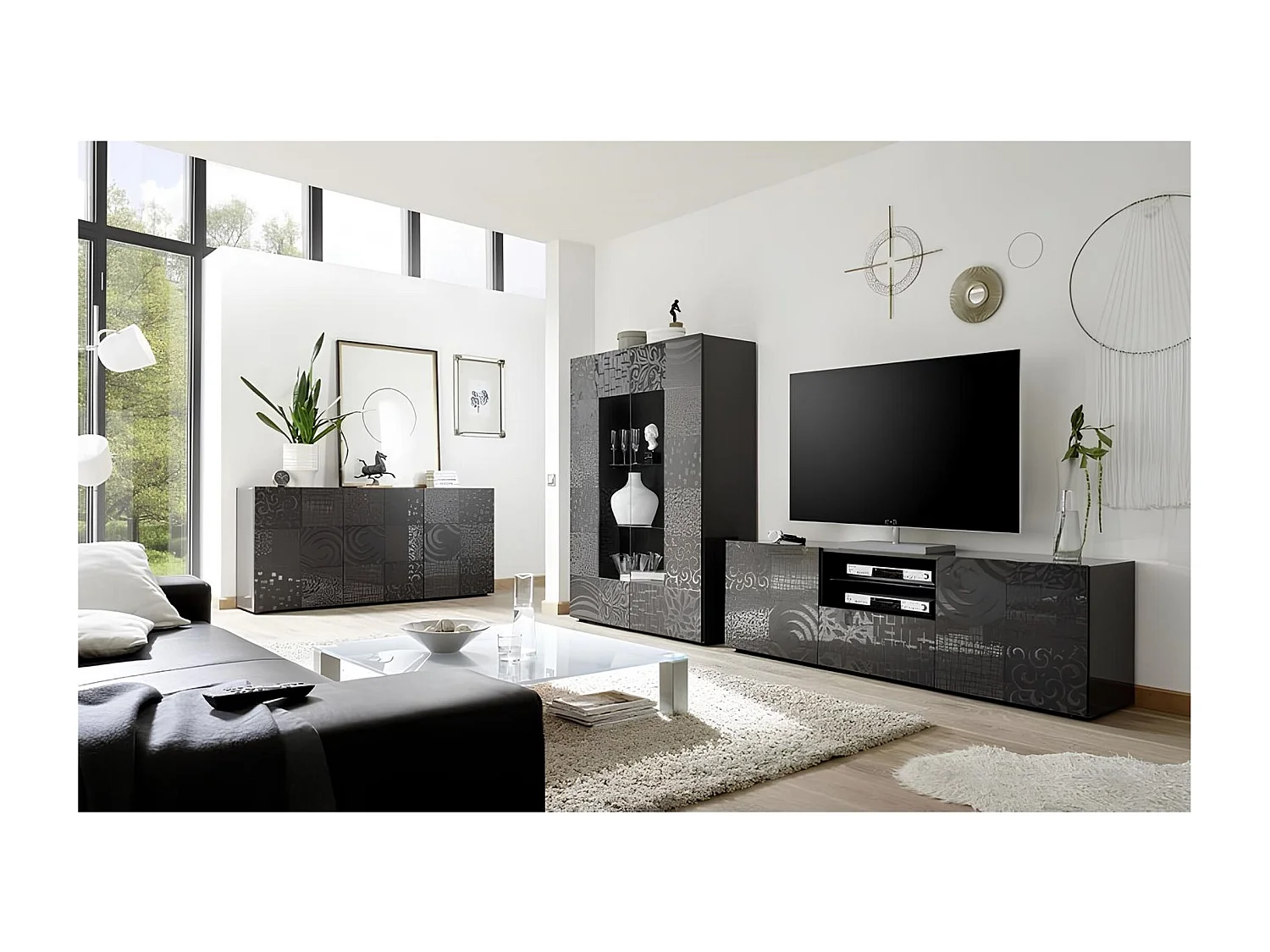 Salon complet MIREL anthracite