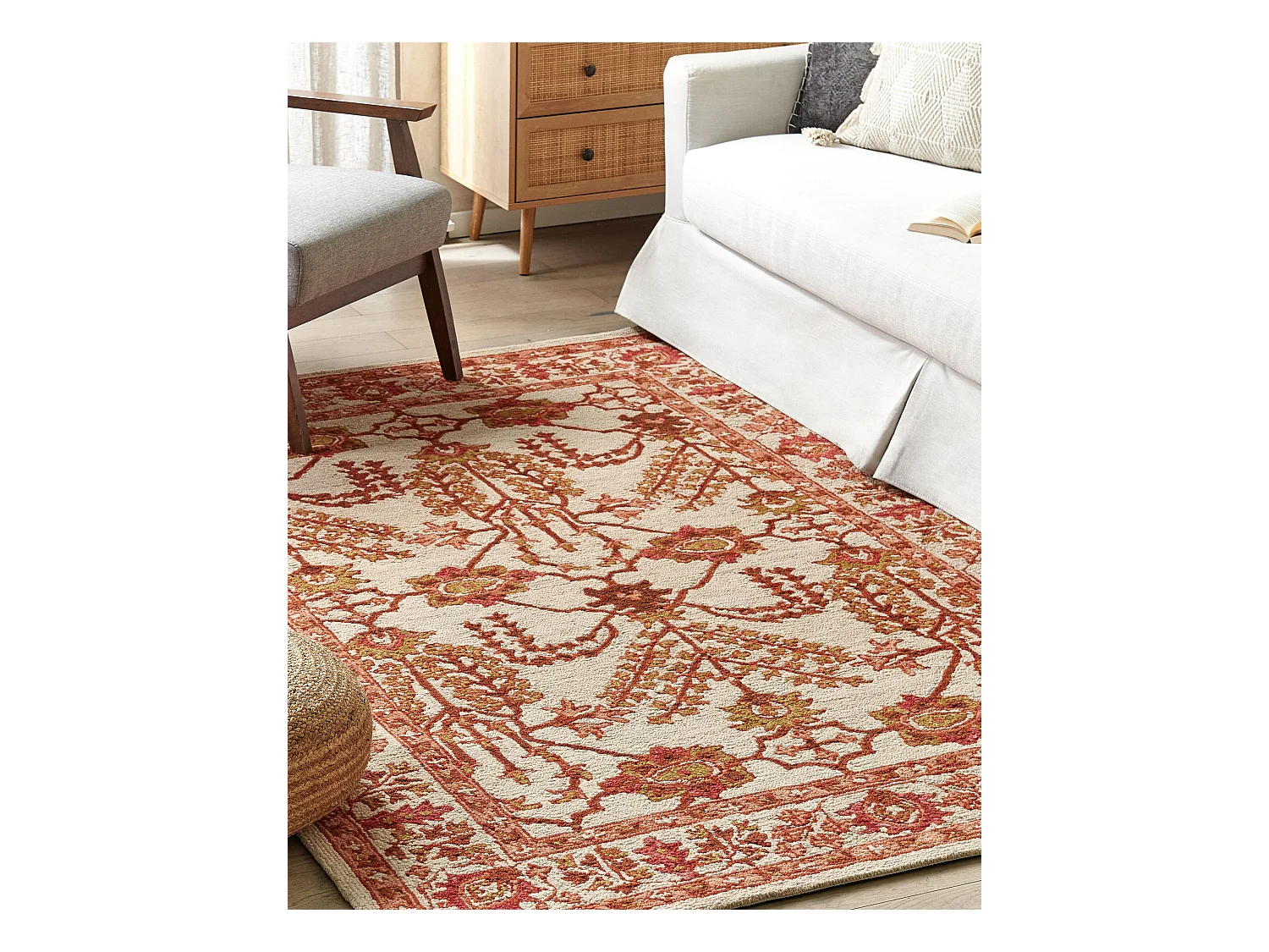 Vloerkleed wol meerkleurig 200 x 200 cm ADILCEVAZ