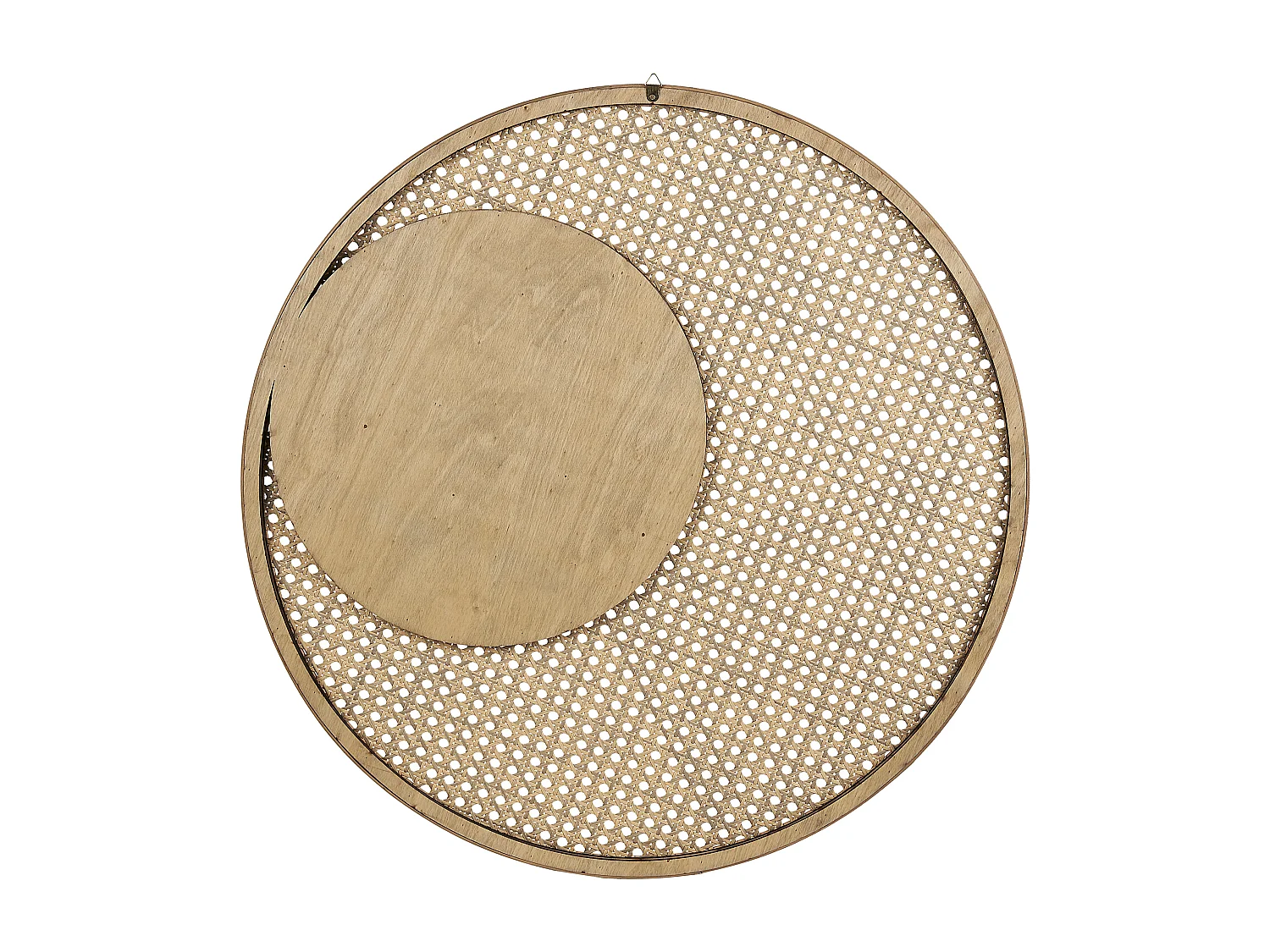 Wandspiegel PALAU 60 cm 60 cm Rotan Natuurlijk