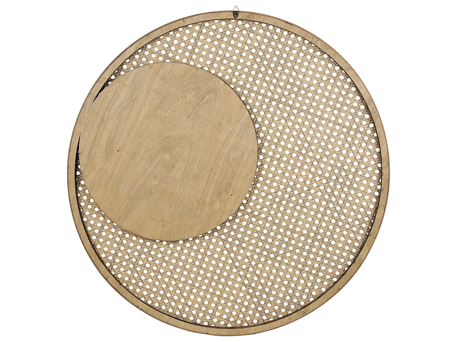 Wandspiegel PALAU 60 cm 60 cm Rotan Natuurlijk