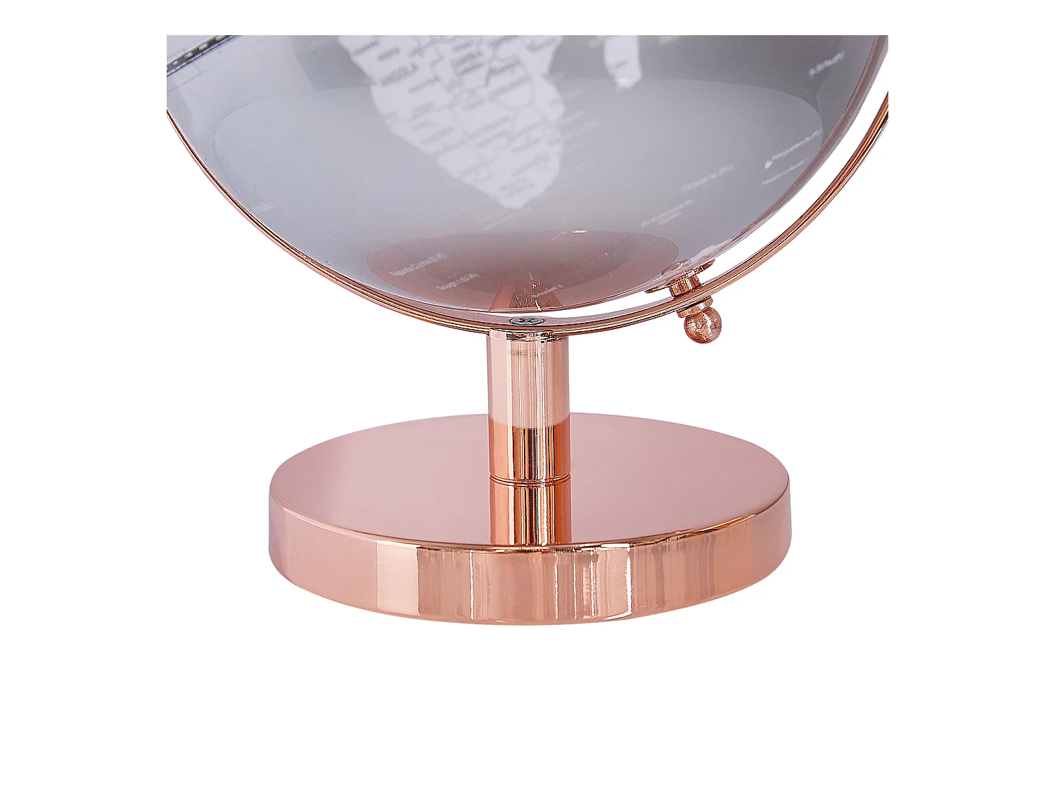 Mappamondo CABOT Argento 28 cm