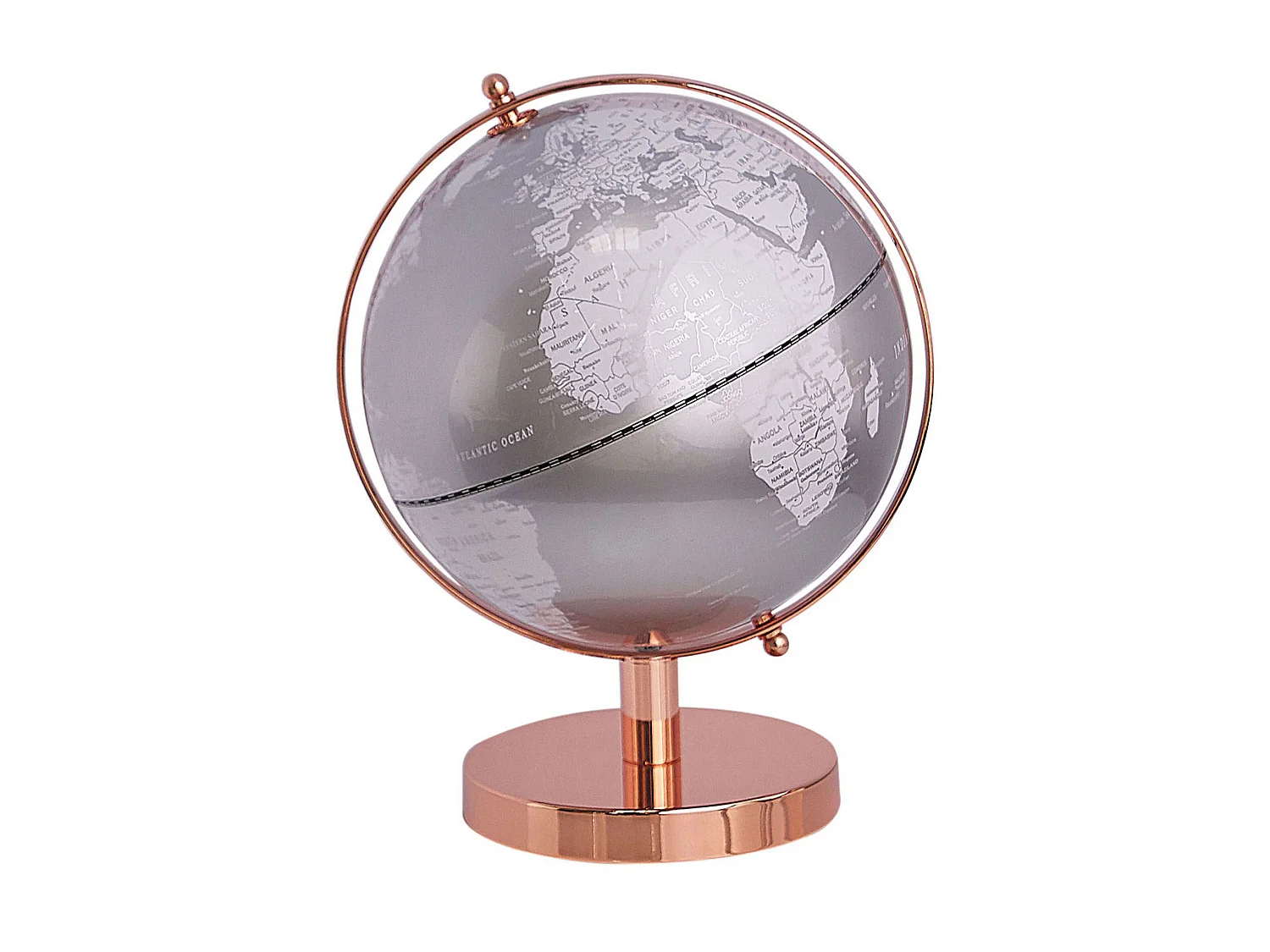 Globe CABOT Argenté 28 cm